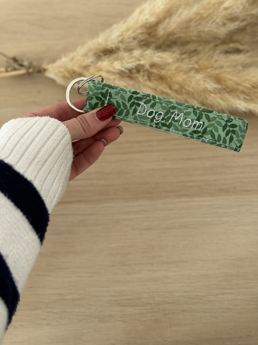 Porte clé feuille personnalisable